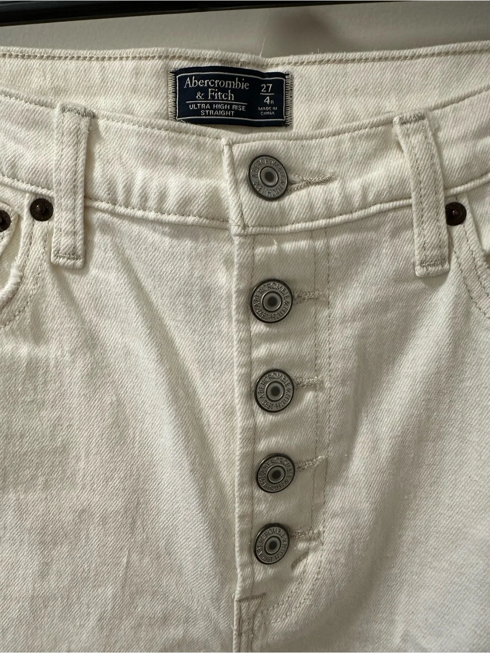Abercrombie & Fitch Ultra High Rise Straight Jeans